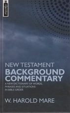 New Testament Background Commentary - A New Dictionary of Words, Phrases and Sit
