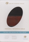 Personal Reference Bible - ESV (Trutone, deep brown/tan, trail design)