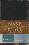 Giant Print Reference Bible - Personal - NAS
