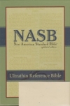 Ultrathin Reference Bible - NAS (black, bonded leather)