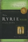 The Ryrie Study Bible - NAS (hardback, red letter, indexed)